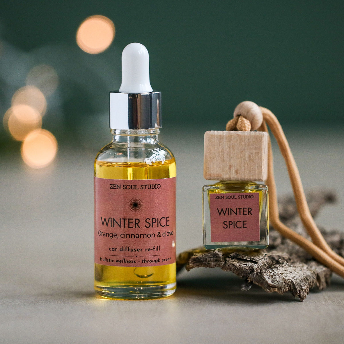WINTER SPICE essential oil car diffuser