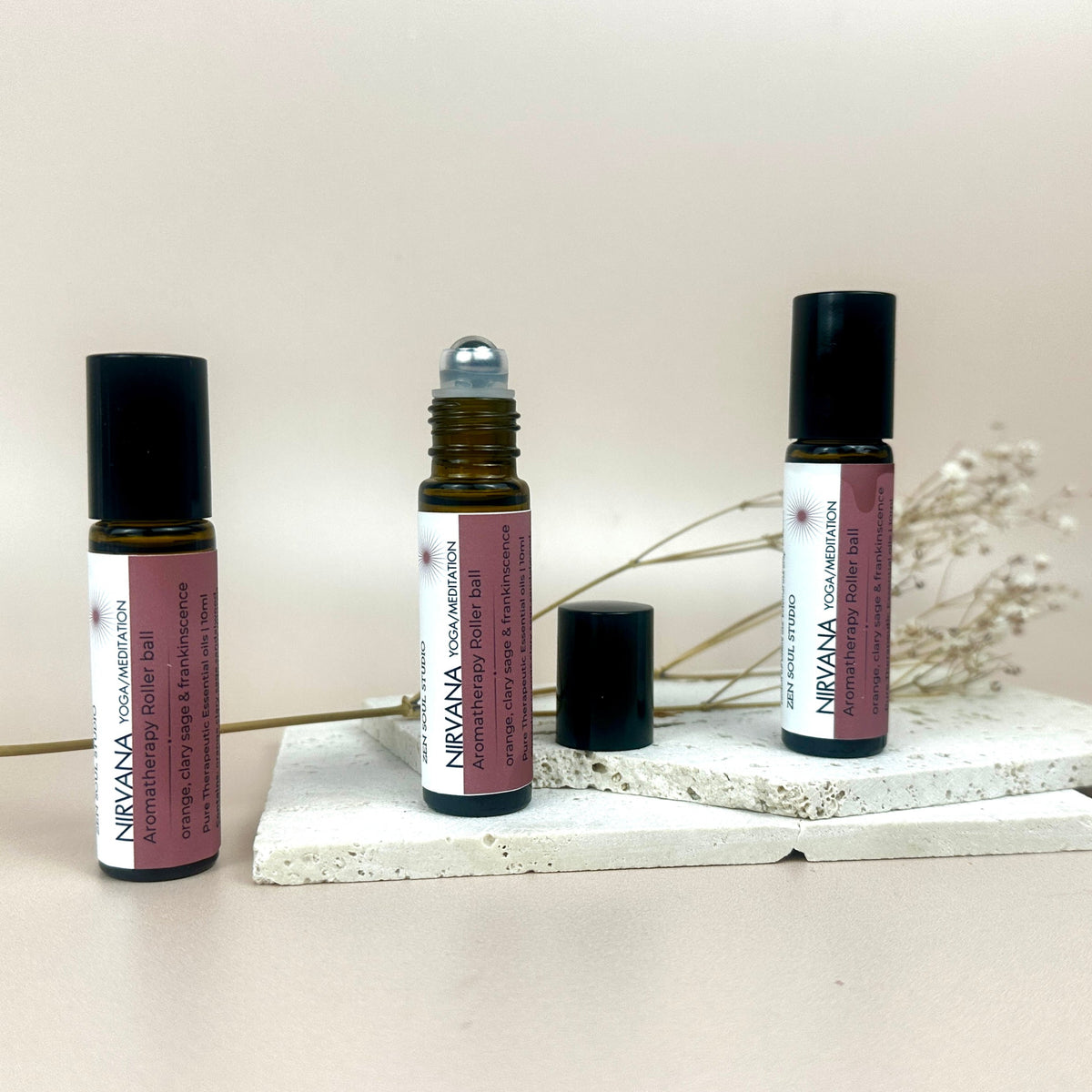 NIRVANA – Ground & Centre Pulse‑Point Ritual Roller