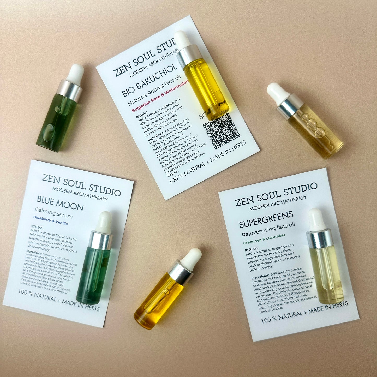 BIO BAKUCHIOL FACE OIL w. Bulgarian Rose - MINI