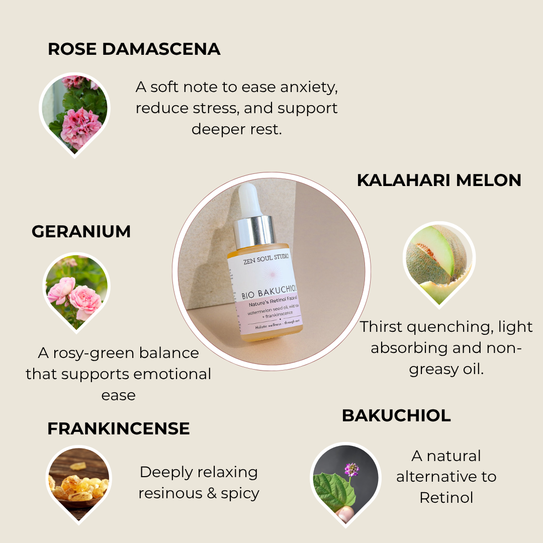 Radiance Boosting Bio Bakuchiol Oil with Bulgarian Rose – 1% Bio Active