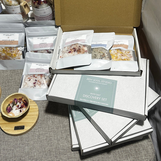 Botanical Bath Salts Discovery set