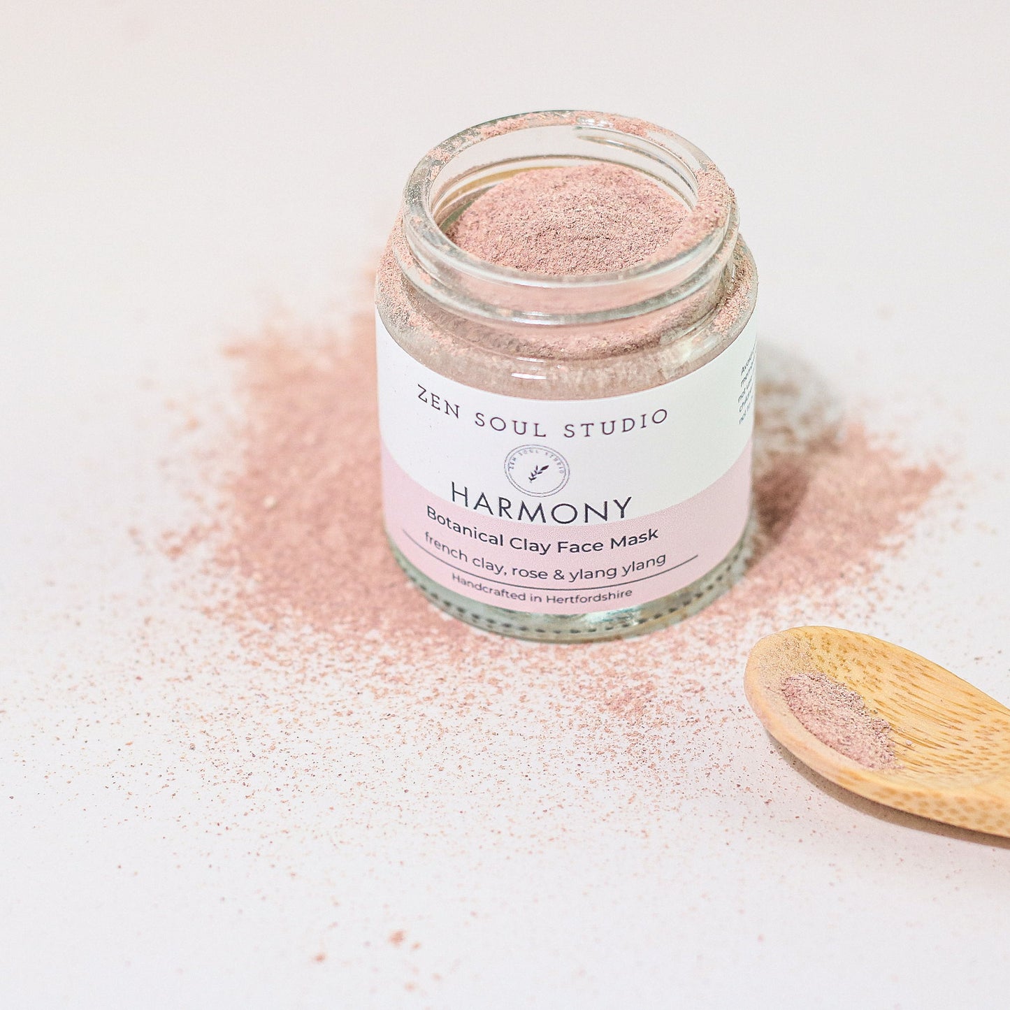 Harmony Rose Botanical Clay Face Mask image 1