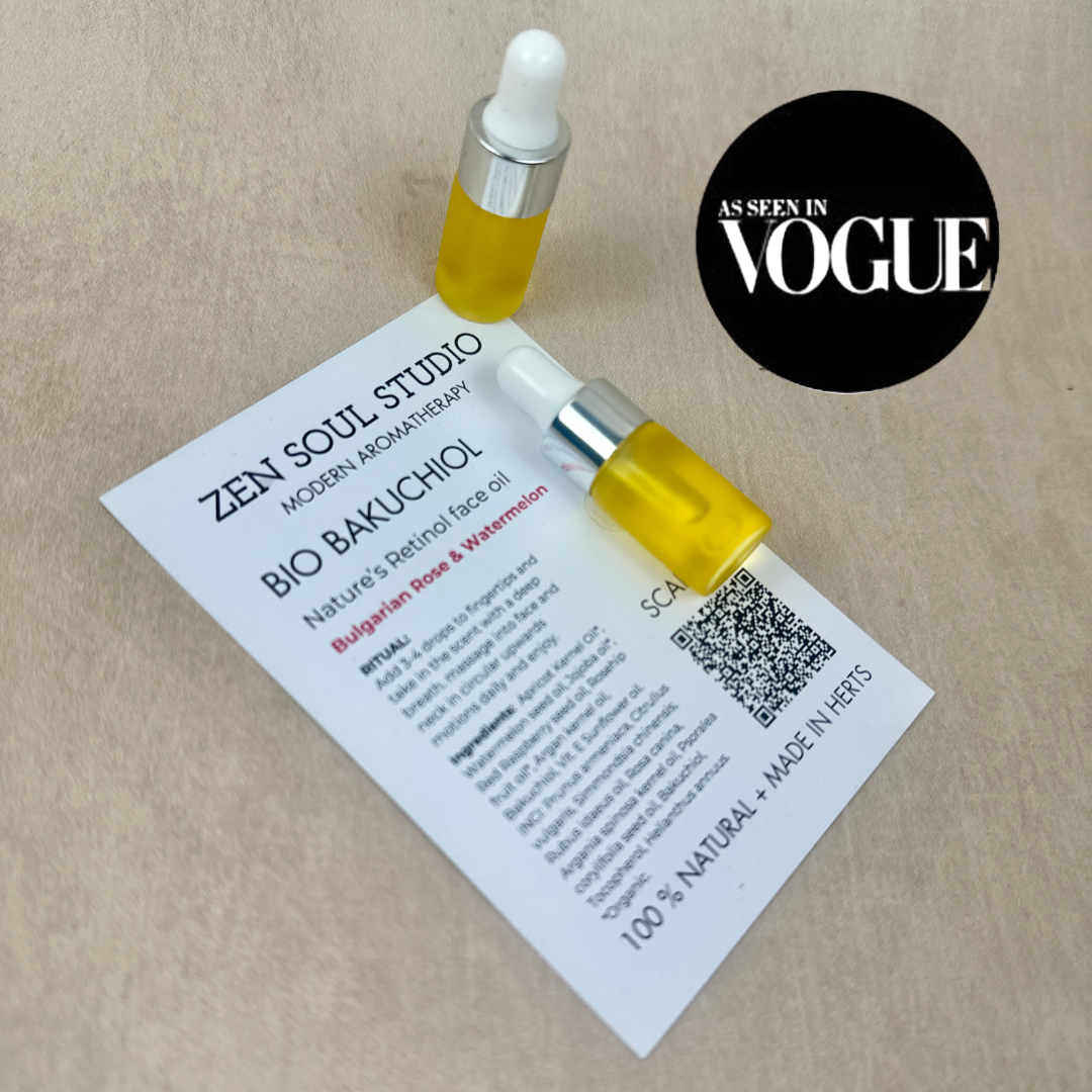 Brightening MINI FACE oil BAKUCHIOL w. Bulgarian Rose - tester