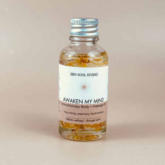 AWAKEN MY MIND Botanical Body oil with calendula - mini