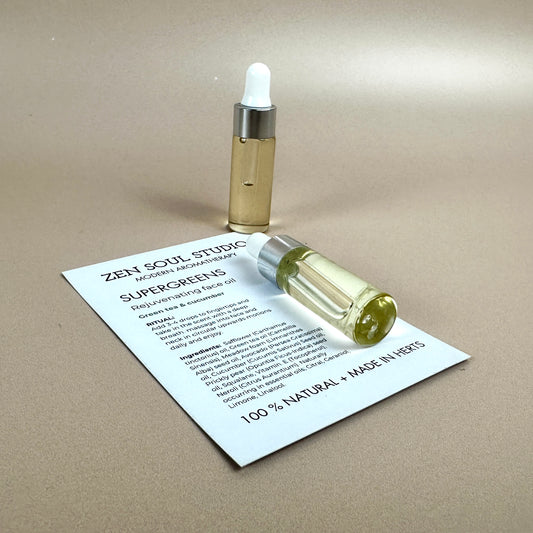 SUPERGREENS REJUVENATING FACE OIL with Neroli  - MINI