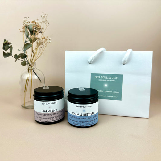 Hand Cream Gift Set – Calm & Restore + Harmony