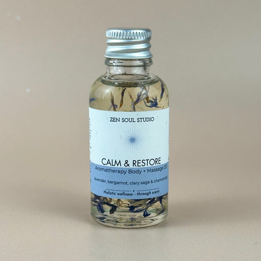 CALM & RESTORE Botanical Body & Massage oil - mini