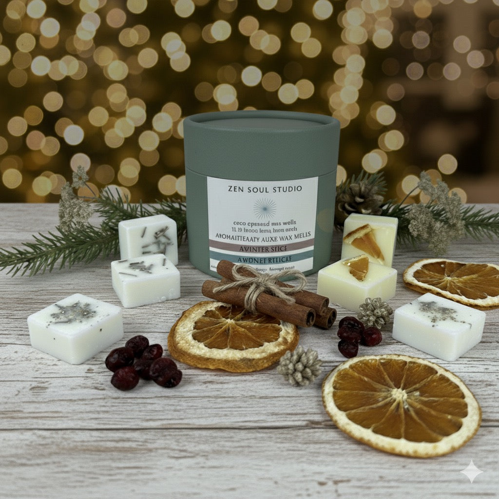WINTER SPICE & FOREST RETREAT wax melts - in Luxe gift tub