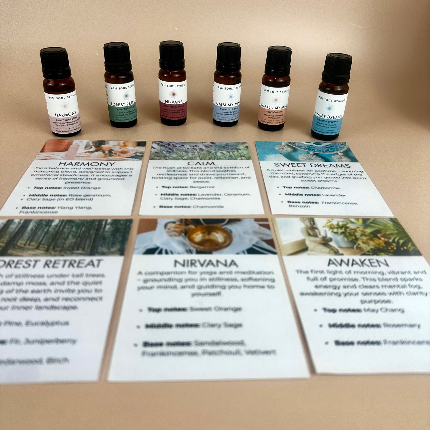 Aromatherapy Oil Blend Set in Luxe bag