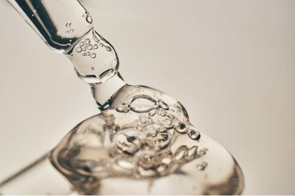 A close-up of a Hyaluronic acid
