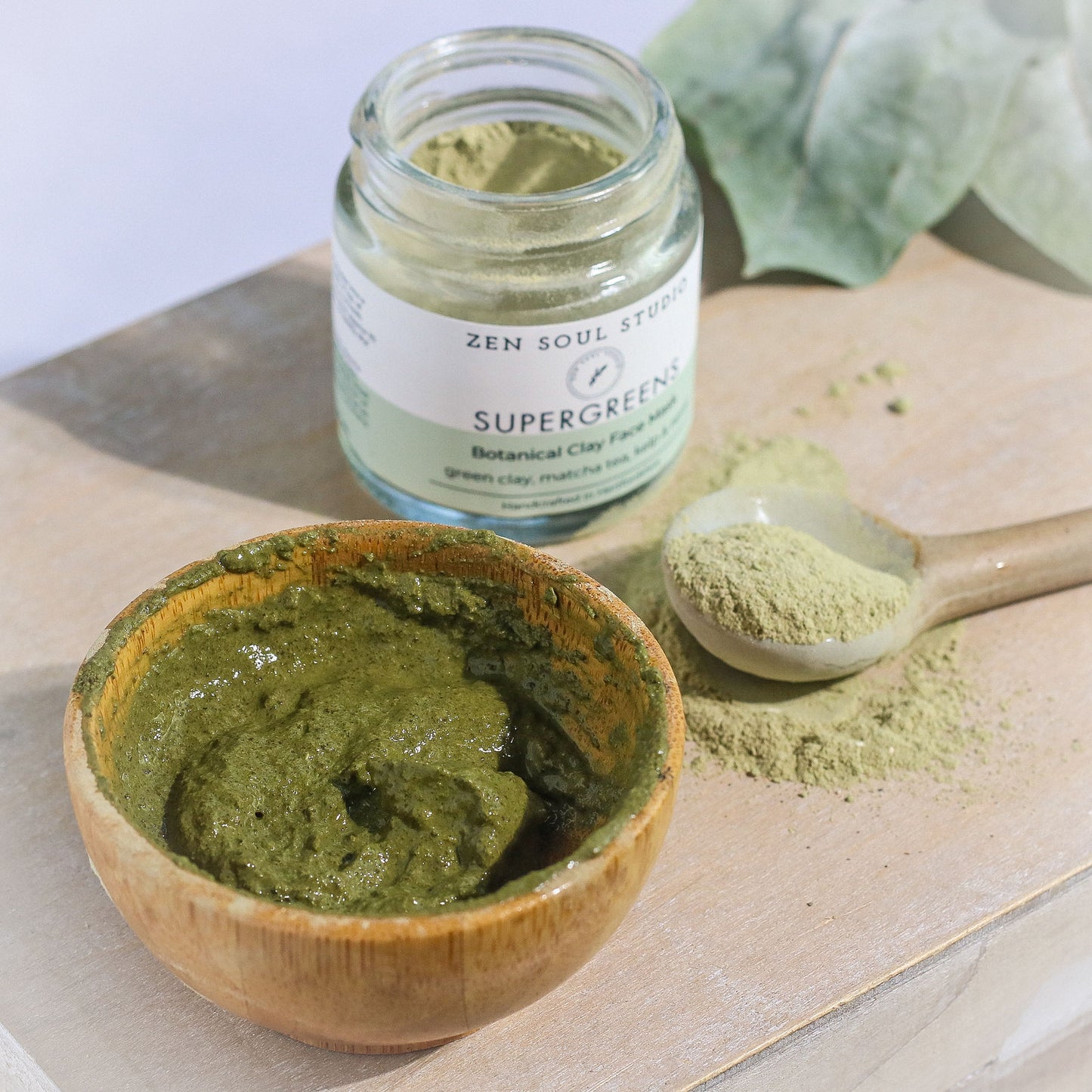 SUPERGREENS face mask kit