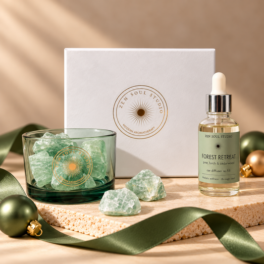 Green Fluorite Crystal Essential Oil Diffuser