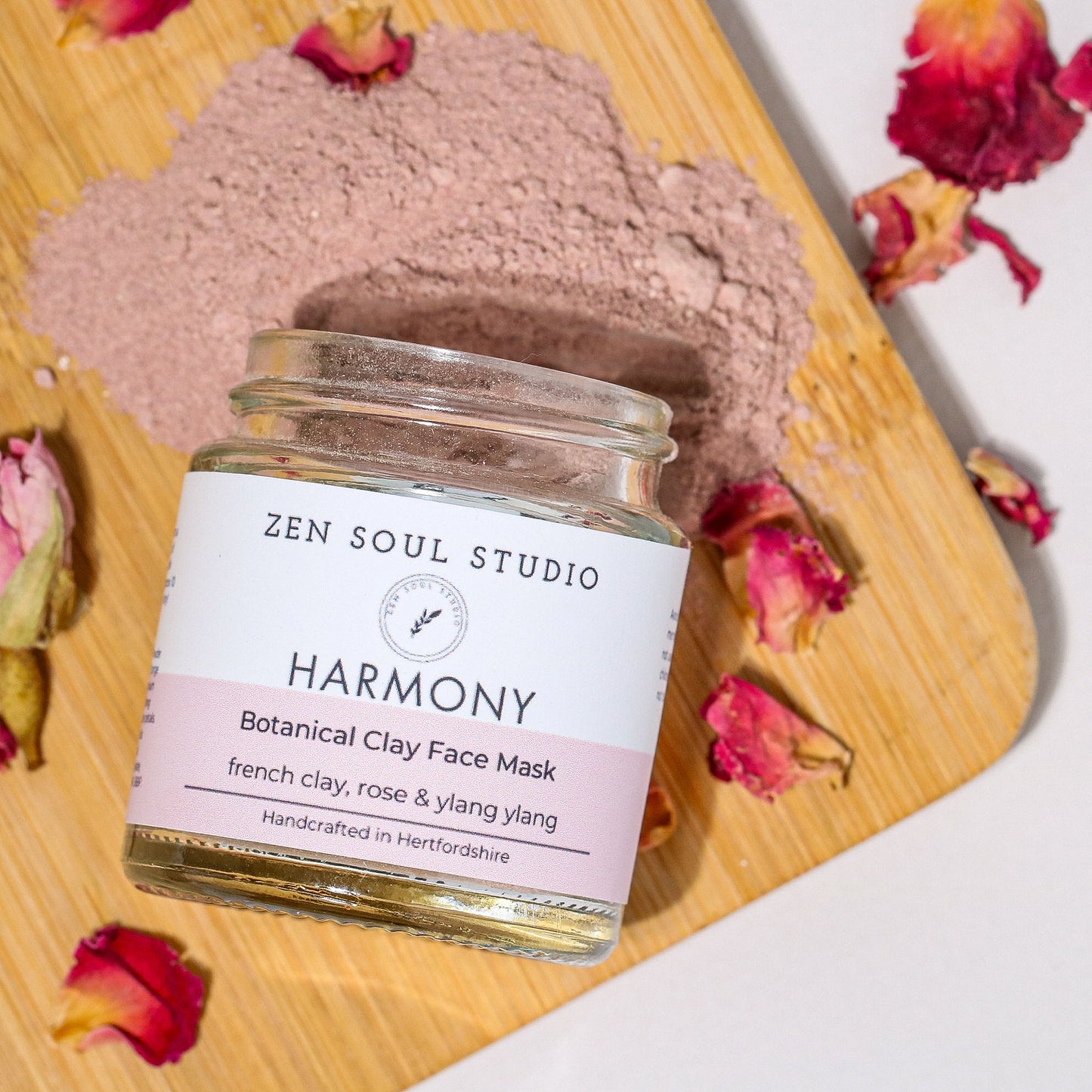 Harmony Rose Botanical Clay Face Mask image 0