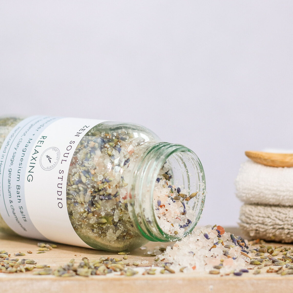 Relaxing Lavender + Magnesium Bath salts