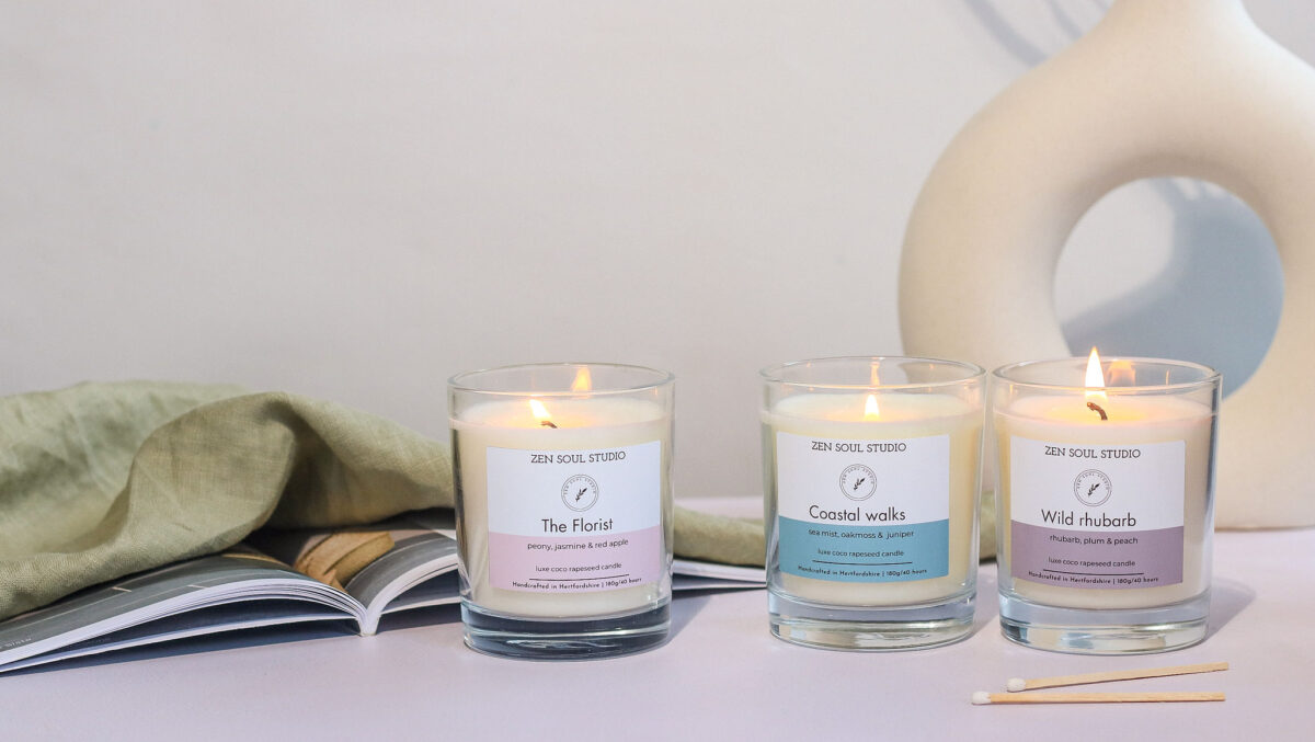 The Florist & Coastal Walks Luxe Coco Rapeseed Candles