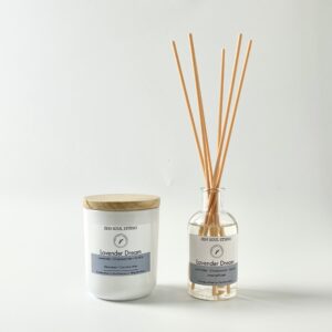 Lavender dream candle and Reed diffuser